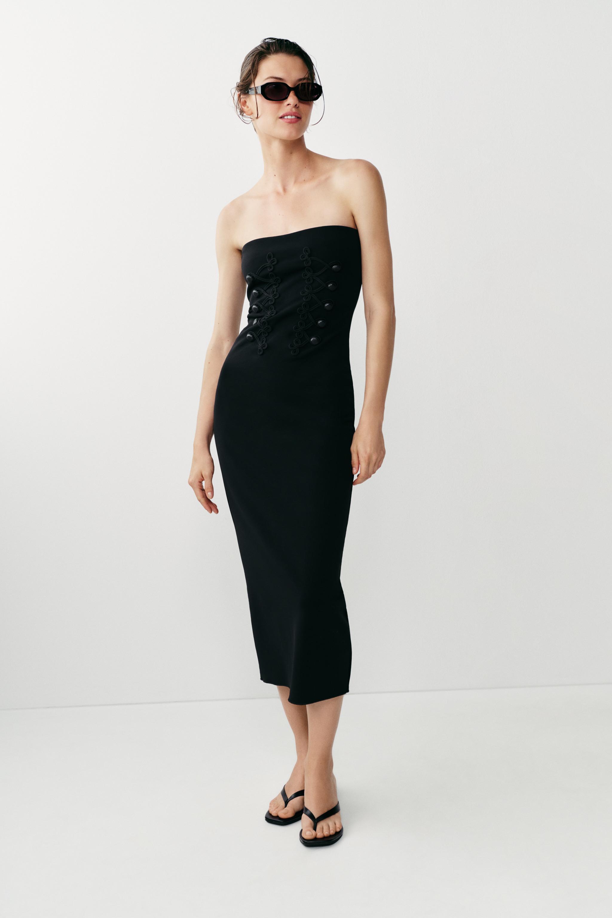 STRETCH FIREMAN CLASP DRESS